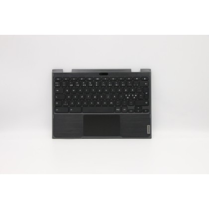 Lenovo 5CB0Z21527 Palmrest Top Case con tastiera, Europa del Nord, Senza_retroilluminazione