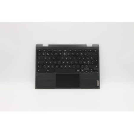 Lenovo 5CB0Z21552 Palmrest Top Case con tastiera, Belga, Senza retroilluminazione, UK