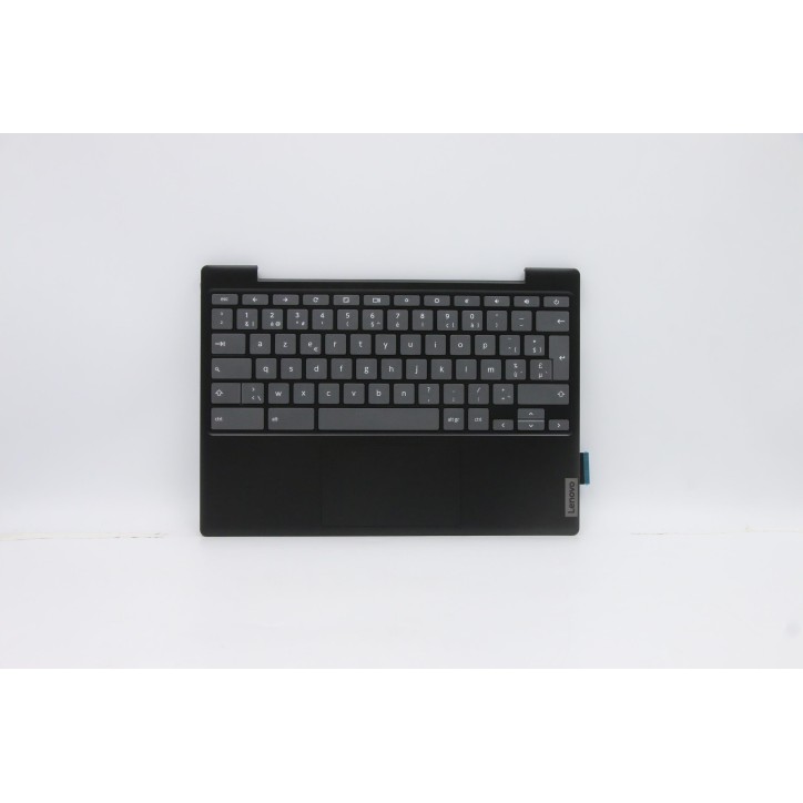 Lenovo 5CB0Z26750 Palmrest Top Case con tastiera, Belga, Nero onice, Senza retroilluminazione, UK