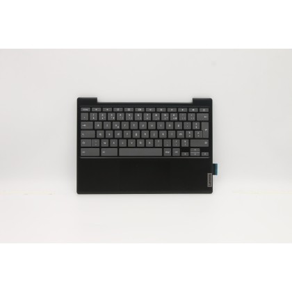 Lenovo 5CB0Z26754 Palmrest Top Case con tastiera, Francese, Nero onice