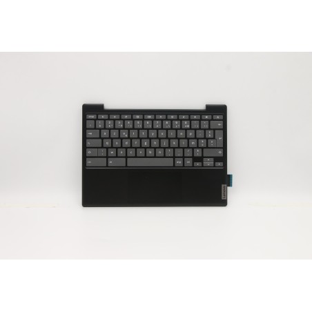Lenovo 5CB0Z26754 Palmrest Top Case con tastiera, Francese, Nero onice