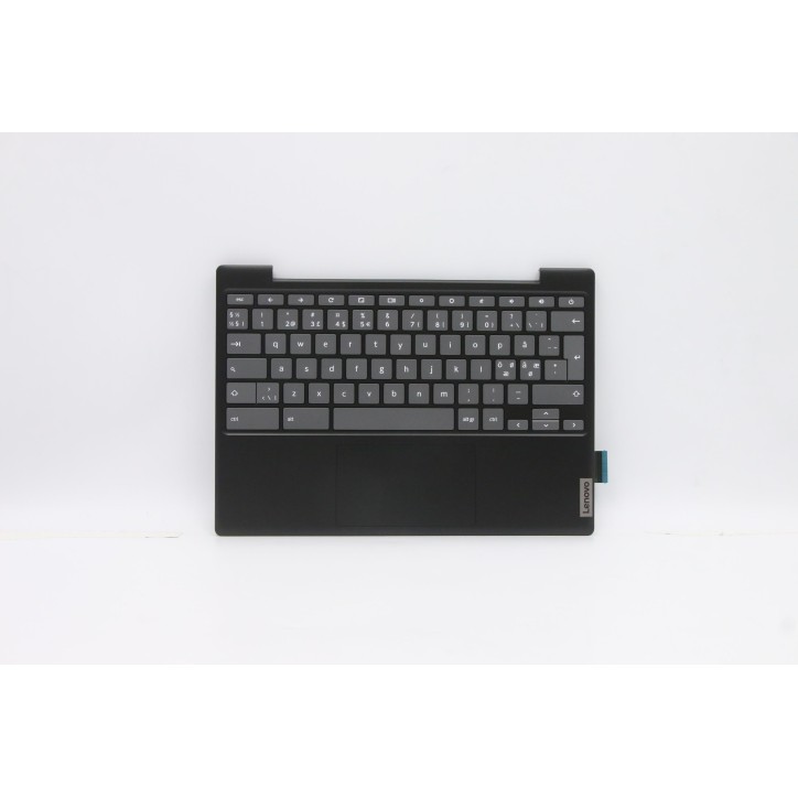 Lenovo 5CB0Z26758 C-Cover with keyboard, Nordic, Onyx Black, Non-Backlight, UK