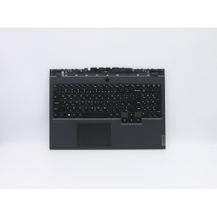 Lenovo 5CB0Z26797 Palmrest Top Case con tastiera, Arabo, Retroilluminazione RGB, Senza lettore di impronte digitali, US