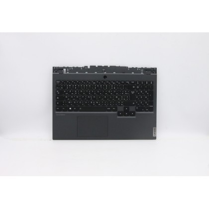 Lenovo 5CB0Z26896 Palmrest Top Case con tastiera, Francese (Arabo), Retroilluminazione RGB, Senza_lettore di impronte digitali