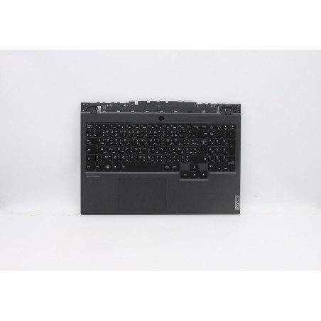 Lenovo 5CB0Z26896 Palmrest Top Case con tastiera, Francese (Arabo), Retroilluminazione RGB, Senza_lettore di impronte digitali