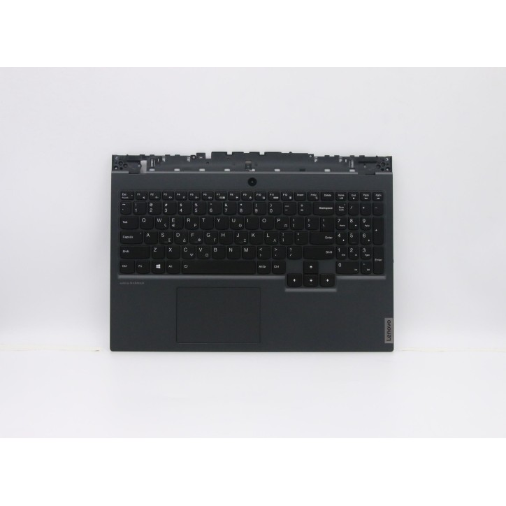 Lenovo 5CB0Z26898 Palmrest Top Case con tastiera, Greco, Retroilluminazione RGB, Senza_lettore di impronte digitali