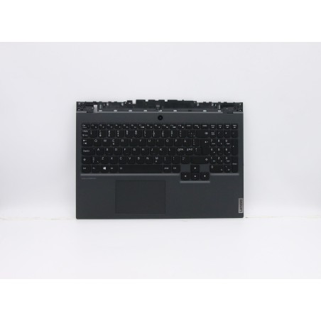 Lenovo 5CB0Z26907 Palmrest Top Case con tastiera, Europa del Nord, Retroilluminazione RGB, Senza_lettore di impronte digitali