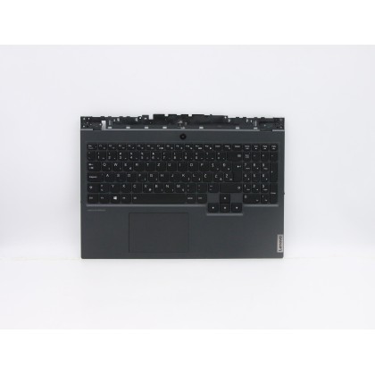 Lenovo 5CB0Z26910 Palmrest Top Case con tastiera, Sloveno, Retroilluminazione RGB, Senza_lettore di impronte digitali