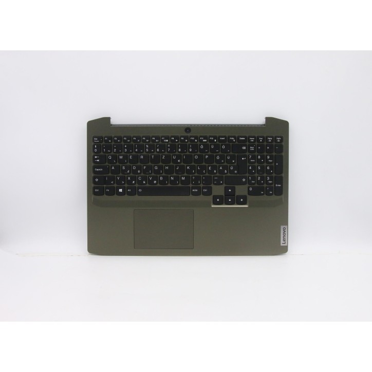 Lenovo 5CB0Z26928 Palmrest Top Case con tastiera, Ungherese, Verde scuro, Retroilluminazione