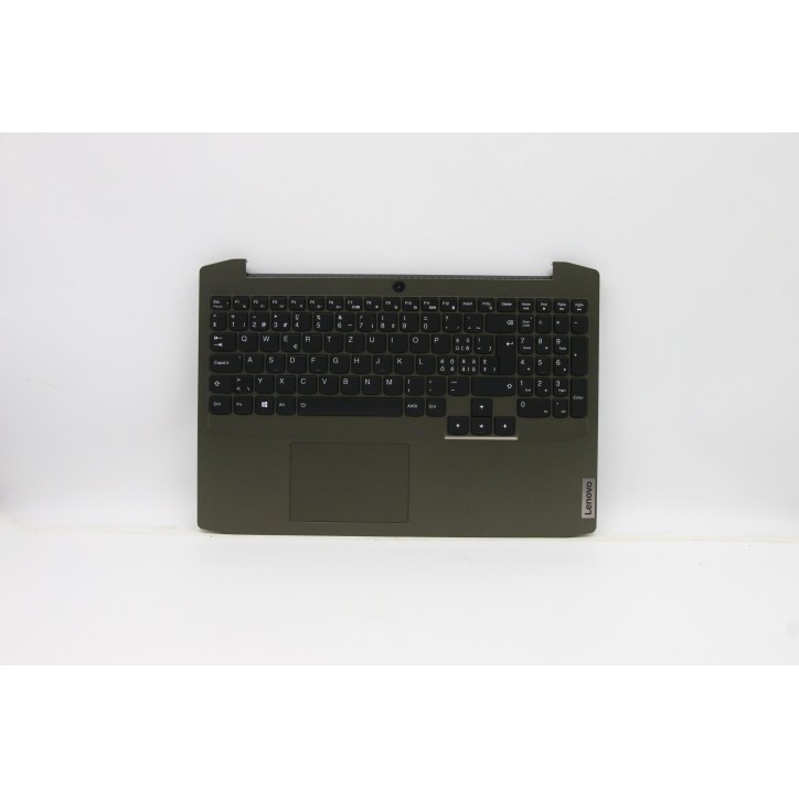 Lenovo 5CB0Z26938 Palmrest Top Case con tastiera, Svizzera, Verde scuro