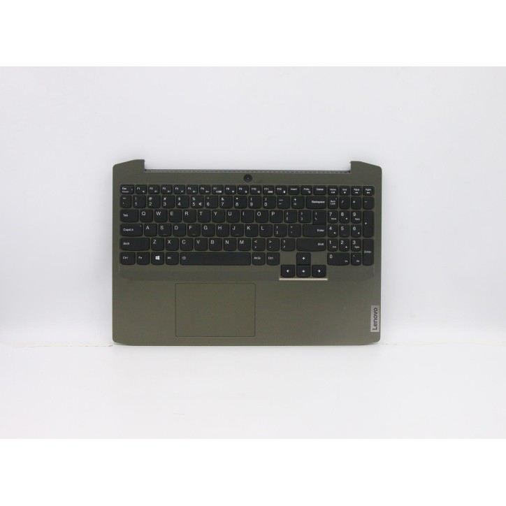 Lenovo 5CB0Z26943 Palmrest Top Case con tastiera, Inglese (Stati Uniti/Europa), Verde scuro
