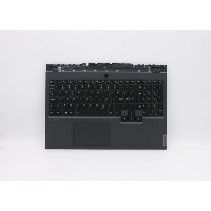 Lenovo 5CB0Z27685 C-Cover with keyboard, Nordic, Backlight, Non-Fingerprint, UK