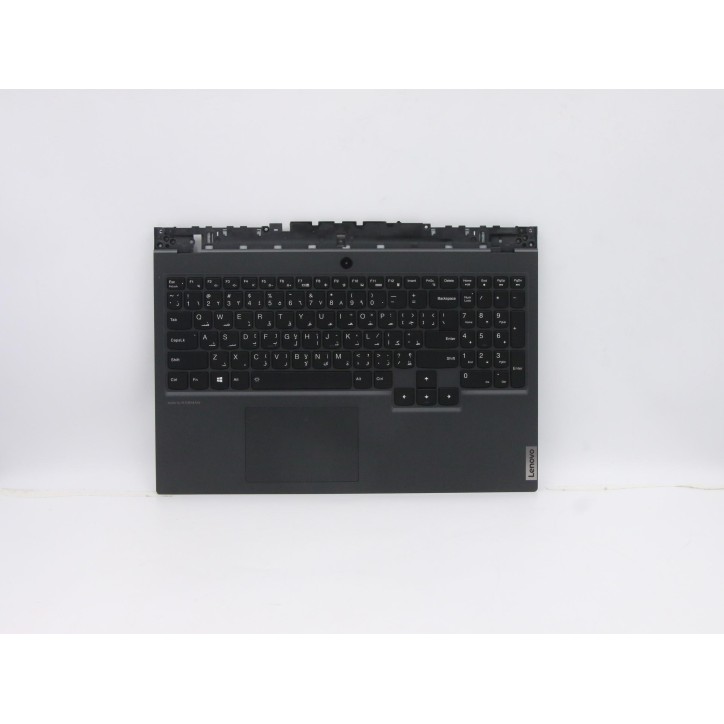 Lenovo 5CB0Z27695 Palmrest Top Case con tastiera, Arabo, Retroilluminazione RGB, Senza lettore di impronte digitali, US