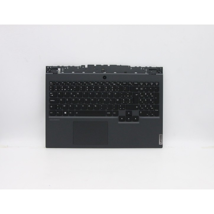 Lenovo 5CB0Z27696 Palmrest Top Case con tastiera, Belga, Retroilluminazione RGB, Senza lettore di impronte digitali, UK