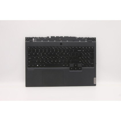 Lenovo 5CB0Z27708 Palmrest Top Case con tastiera, Greco, Retroilluminazione RGB, Senza_lettore di impronte digitali