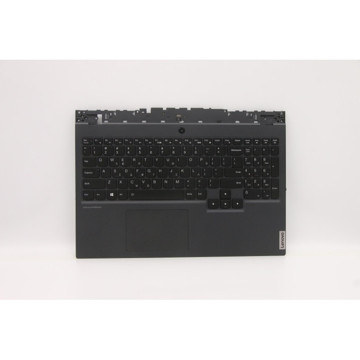 Lenovo 5CB0Z27708 Palmrest Top Case con tastiera, Greco, Retroilluminazione RGB, Senza_lettore di impronte digitali