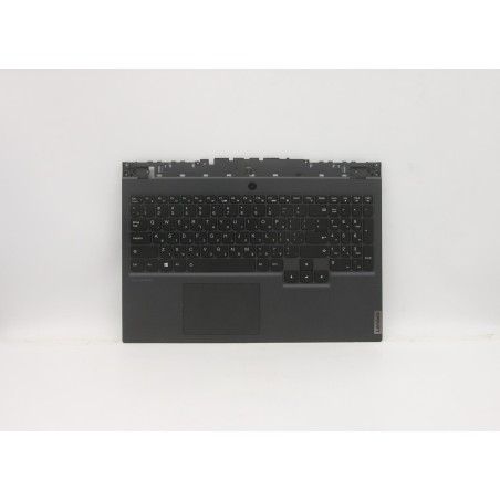 Lenovo 5CB0Z27709 Palmrest Top Case con tastiera, Ebraico, Retroilluminazione RGB, Senza_lettore di impronte digitali