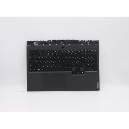 Lenovo 5CB0Z27711 Palmrest Top Case con tastiera, Ungherese, Retroilluminazione RGB, Senza_lettore di impronte digitali