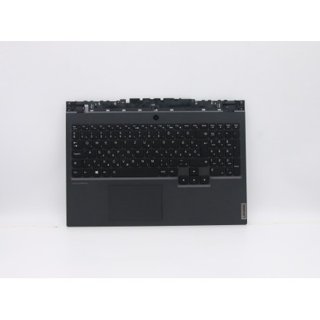 Lenovo 5CB0Z27711 Palmrest Top Case con tastiera, Ungherese, Retroilluminazione RGB, Senza_lettore di impronte digitali