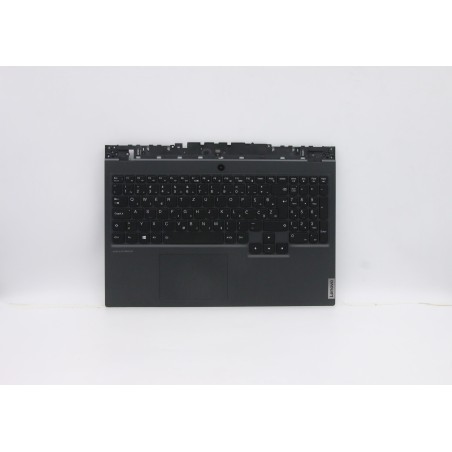 Lenovo 5CB0Z27719 Palmrest Top Case con tastiera, Sloveno, Retroilluminazione RGB, Senza_lettore di impronte digitali