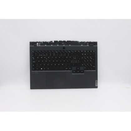 Lenovo 5CB0Z27731 Palmrest Top Case con tastiera, Svizzera, Retroilluminazione RGB, Senza lettore di impronte digitali