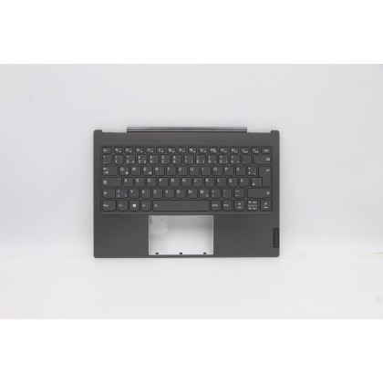 Lenovo 5CB0Z27763 Palmrest Top Case con tastiera, Tedesco, Retroilluminazione