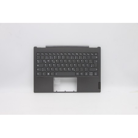 Lenovo 5CB0Z27763 Palmrest Top Case con tastiera, Tedesco, Retroilluminazione