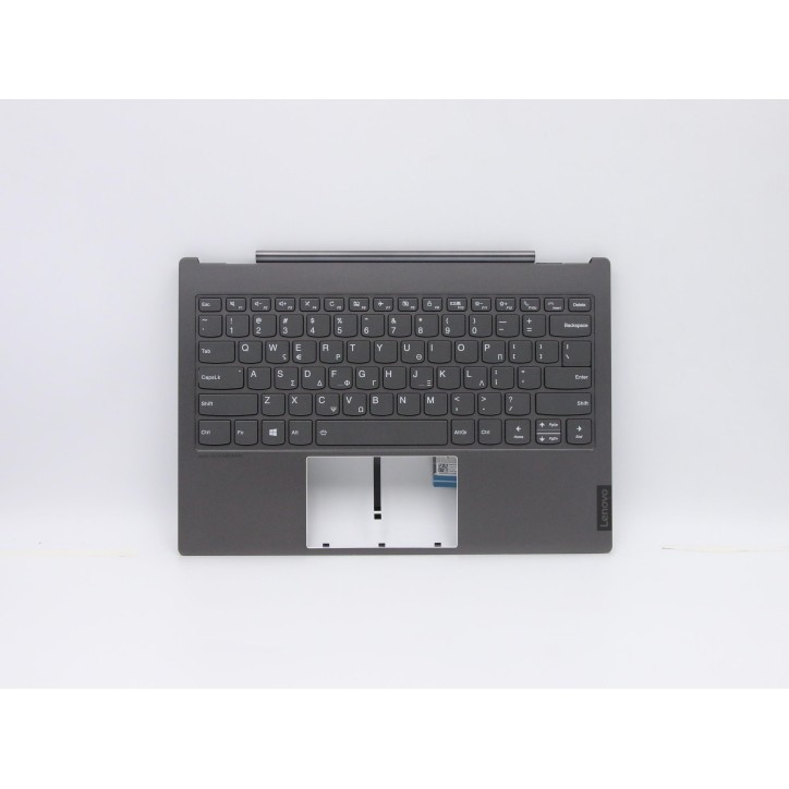 Lenovo 5CB0Z27771 Palmrest Top Case con tastiera, Greco, Retroilluminazione