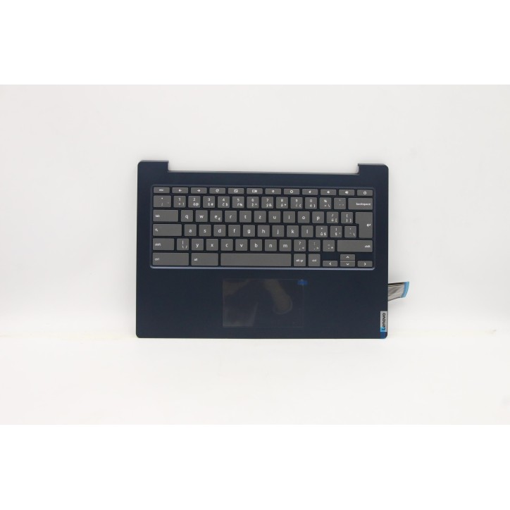 Lenovo 5CB0Z27782 Palmrest Top Case con tastiera, Ceco, blu scuro, Senza retroilluminazione, UK