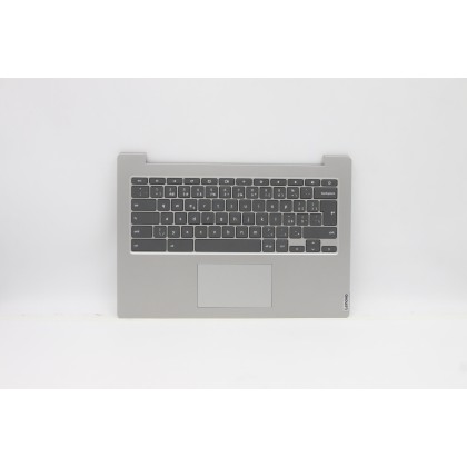 Lenovo 5CB0Z27783 Palmrest Top Case con tastiera, Ceco/Slovacco, Grigio platino, UK
