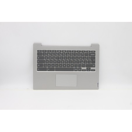 Lenovo 5CB0Z27783 Palmrest Top Case con tastiera, Ceco/Slovacco, Grigio platino, UK