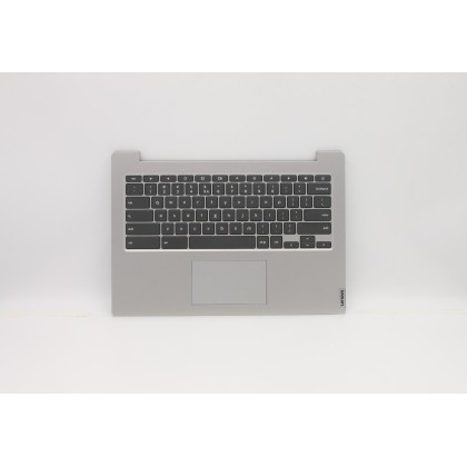 Lenovo 5CB0Z27785 Palmrest Top Case con tastiera, Inglese (Stati Uniti/Europa), Grigio platino, Senza_retroilluminazione