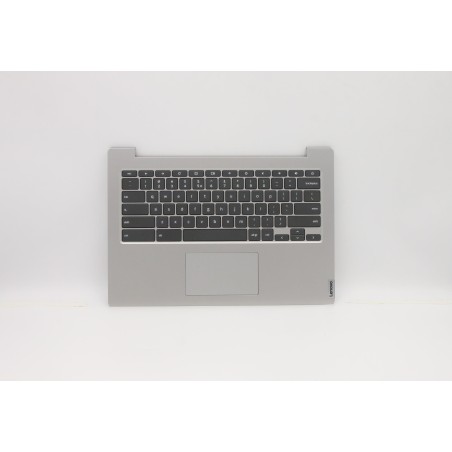 Lenovo 5CB0Z27785 Palmrest Top Case con tastiera, Inglese (Stati Uniti/Europa), Grigio platino, Senza_retroilluminazione