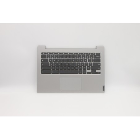 Lenovo 5CB0Z27787 Palmrest Top Case con tastiera, Inglese (Stati Uniti), Grigio platino, Senza_retroilluminazione