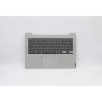 Lenovo 5CB0Z27789 C-Cover with keyboard, French, Platinum Grey, Non-Backlight, US