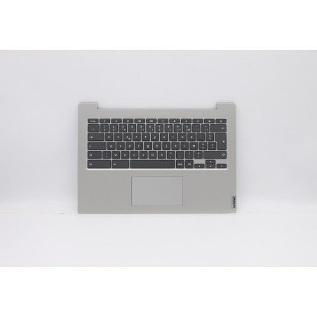 Lenovo 5CB0Z27789 C-Cover with keyboard, French, Platinum Grey, Non-Backlight, US