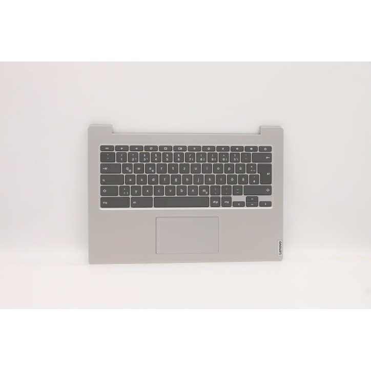 Lenovo 5CB0Z27803 Palmrest Top Case con tastiera, Tedesco, Grigio platino, Senza_retroilluminazione