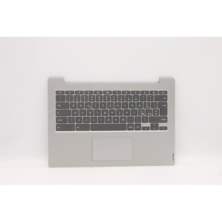 Lenovo 5CB0Z27805 C-Cover with keyboard, Italian, Platinum Grey, Non-Backlight, UK