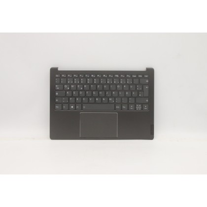Lenovo 5CB0Z27867 Palmrest Top Case con tastiera, Tedesco, Iron Grey