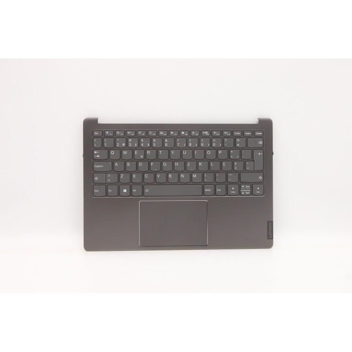 Lenovo 5CB0Z27878 Palmrest Top Case con tastiera, Portoghese, Grigio, Retroilluminazione