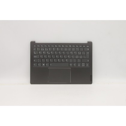 Lenovo 5CB0Z27882 Palmrest Top Case con tastiera, Svizzera, Grigio, Retroilluminazione
