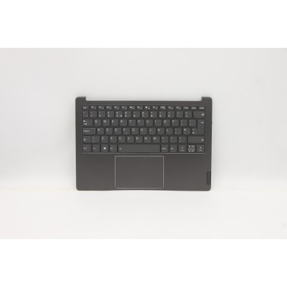 Lenovo 5CB0Z27886 Palmrest Top Case con tastiera, Inglese Regno Unito, Grigio, Retroilluminazione