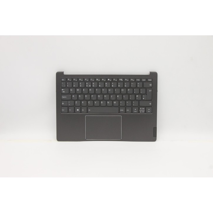 Lenovo 5CB0Z27886 Palmrest Top Case con tastiera, Inglese Regno Unito, Grigio, Retroilluminazione