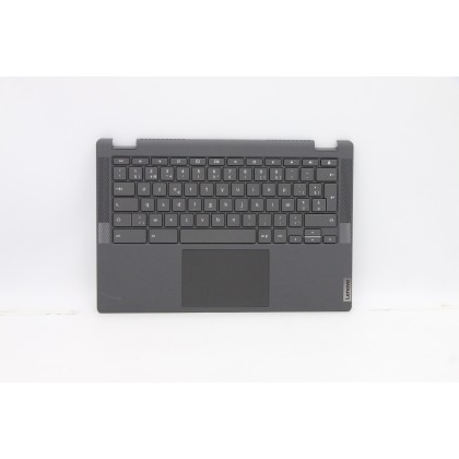 Lenovo 5CB0Z27896 Palmrest Top Case con tastiera, Belga, Retroilluminazione, UK