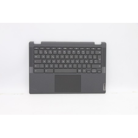 Lenovo 5CB0Z27896 Palmrest Top Case con tastiera, Belga, Retroilluminazione, UK
