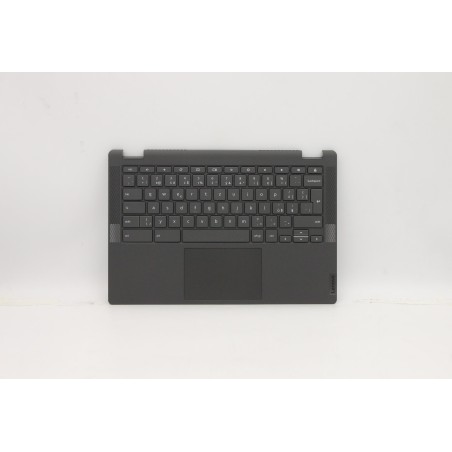Lenovo 5CB0Z27897 Palmrest Top Case con tastiera, Ceco, Retroilluminazione, UK