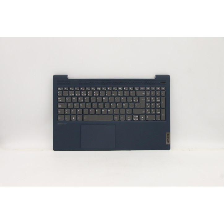 Lenovo 5CB0Z31241 Palmrest Top Case con tastiera, Spagnolo, blu scuro, Retroilluminazione, Senza lettore di impronte digitali