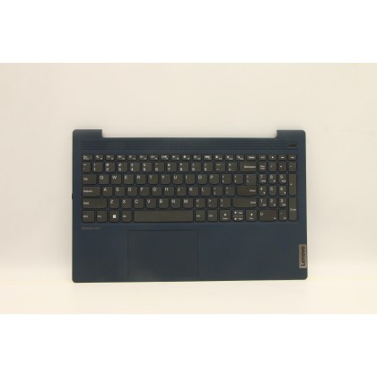 Lenovo 5CB0Z31244 Palmrest Top Case con tastiera, Inglese (Stati Uniti), Blu scuro, Senza_retroilluminazione, Senza_lettore di i