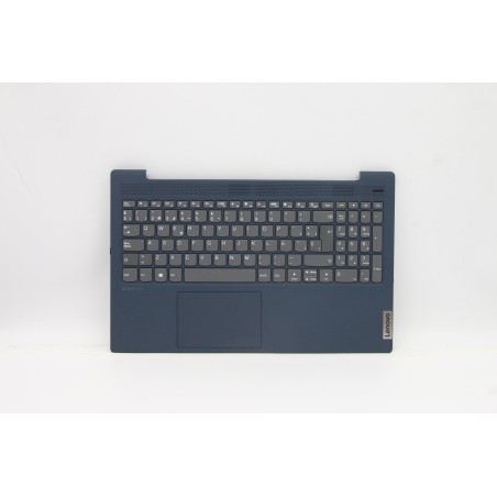 Lenovo 5CB0Z31245 Palmrest Top Case con tastiera, Spagnolo, blu scuro, Senza_retroilluminazione, Senza lettore di impronte digit