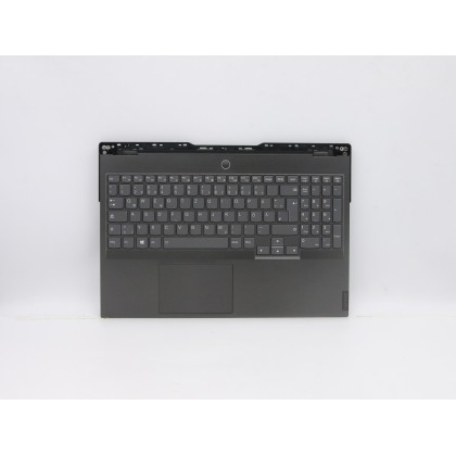 Lenovo 5CB0Z31283 Palmrest Top Case con tastiera, Tedesco, Retroilluminazione